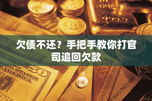 武汉欠债不还？手把手教你打官司追回欠款