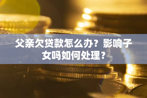 武汉父亲欠贷款怎么办？影响子女吗如何处理？