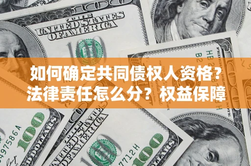 武汉如何确定共同债权人资格？法律责任怎么分？权益保障技巧揭秘！