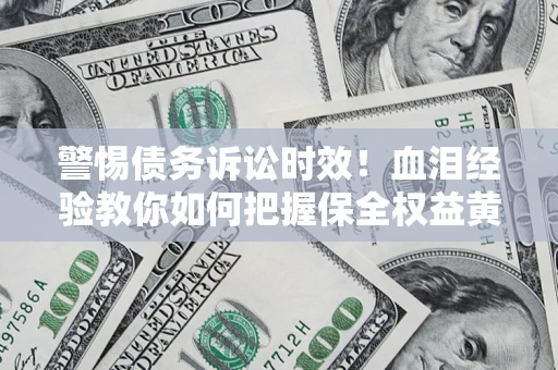 武汉警惕债务诉讼时效！血泪经验教你如何把握保全权益黄金期