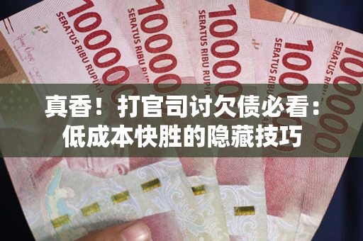 武汉真香！打官司讨欠债必看：低成本快胜的隐藏技巧