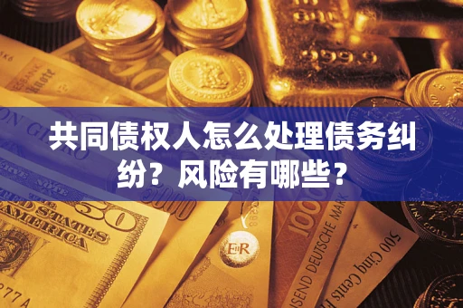 武汉共同债权人怎么处理债务纠纷？风险有哪些？